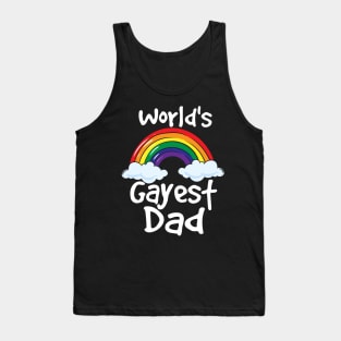 Gay Dad, Gay Pride, Lgbtq Pride Tank Top